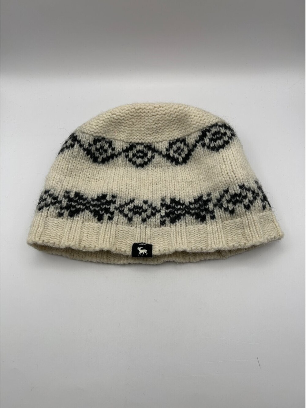 Eddie Bauer Women Fleece Lined Fair Isle Knit Beanie